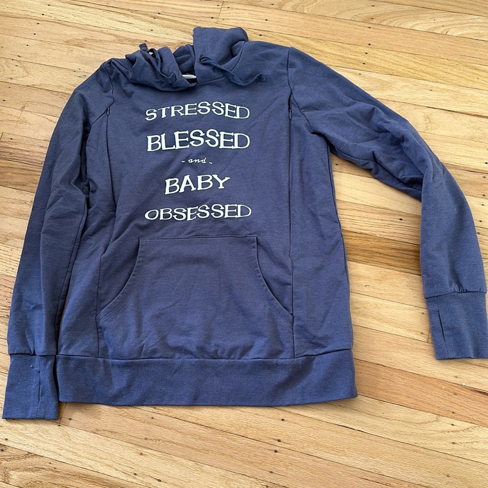 Motherhood Maternity nursing sweatshirt. Size small.